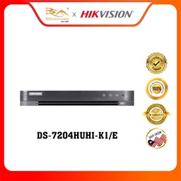 [DS-7204HUHI-K1/E] HIKVISION DS-7204HUHI-K1/E 4K-N Turbo Series UHD DVR 4 Channel 4K-N / 5MP Pentabrid Compact 1U DVR