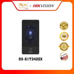 [DS-K1T342EX] HIKVISION DS-K1T342EX Face Recognition RFID ID EM Card 4.3 LCD Touch Screen 2MP Camera 2Way Audio
