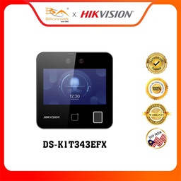 [DS-K1T343EFX] HIKVISION DS-K1T343EFX Face Recognition Fingerprint Terminal with Time Attendance ID EM Card