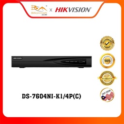 [DS-7604NI-K1/4P] Hikvision DS-7604NI-K1/4P NVR
