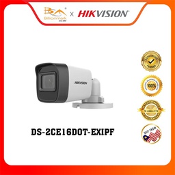 [DS-2CE16D0T-EXIPF] Hikvision DS-2CE16D0T-EXIPF 2MP Outdoor EXIR Fixed Mini Bullet Camera Plastic