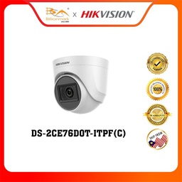 [DS-2CE76D0T-ITPF(C)] Hikvision DS-2CE76D0T-ITPF(C) 2 MP Indoor Fixed Turret Camera