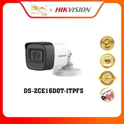 [DS-2CE16D0T-ITPFS] Hikvision DS-2CE16D0T-ITPFS 2 MP Audio Fixed Mini Bullet Camera