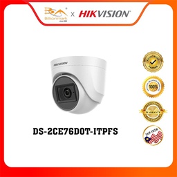 [DS-2CE76D0T-ITPFS] Hikvision DS-2CE76D0T-ITPFS 2 MP Audio Indoor Fixed Turret Camera